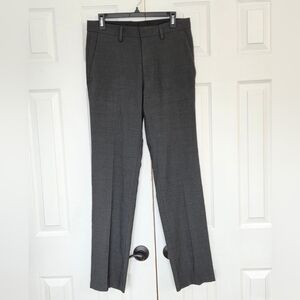 REACTION KENNETH COLE CHARCOAL GRAY DRESS PANTS 30x32